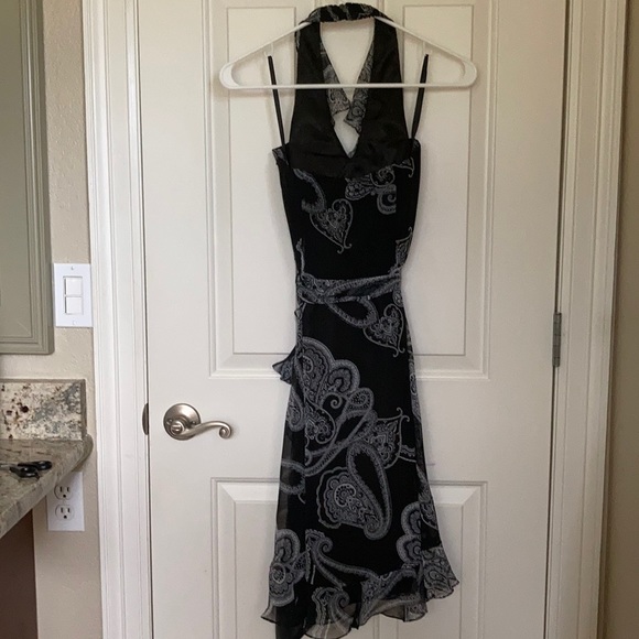 WHBM paisley design dress size 0 - Picture 2 of 2